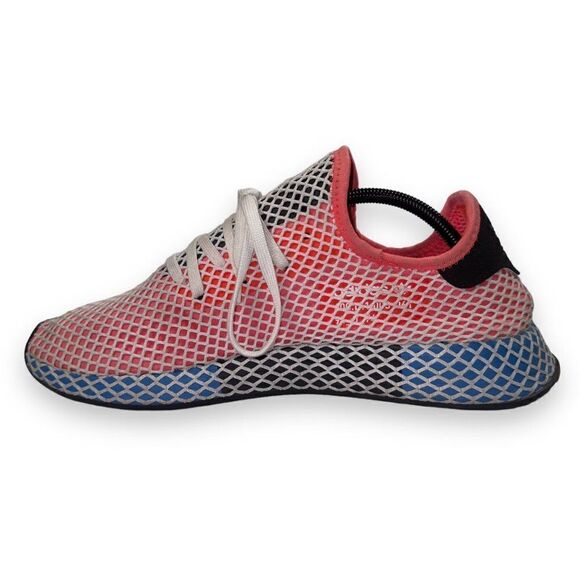 Adidas Deerupt 'Red Blue' Casual Sneakers CQ2624 Men's 12 - Picture 6 of 11